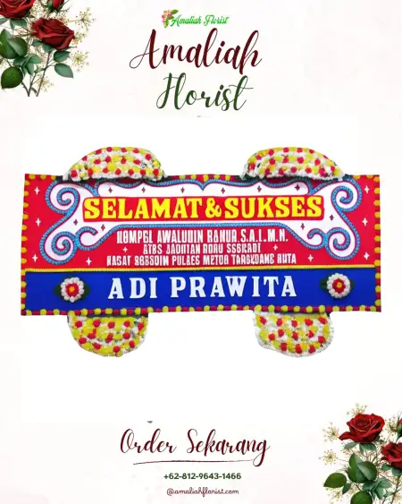 Papan Bunga Ucapan Selamat LEBONG